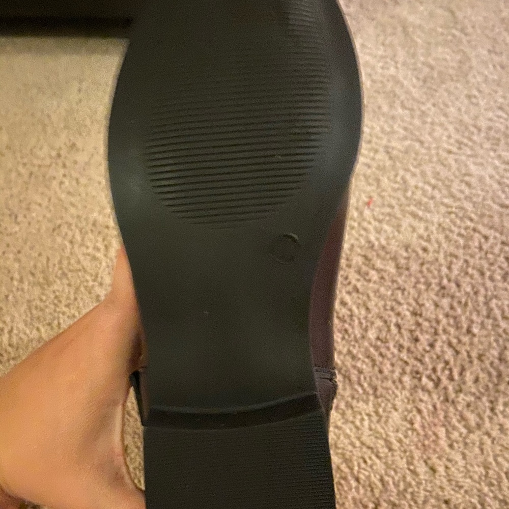 Black and brown wide calf boot - Picture 3 of 5